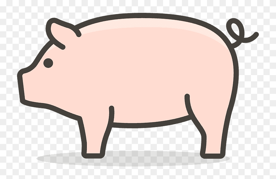 Pig Emoji Clipart - Pig Icon Png Transparent Png