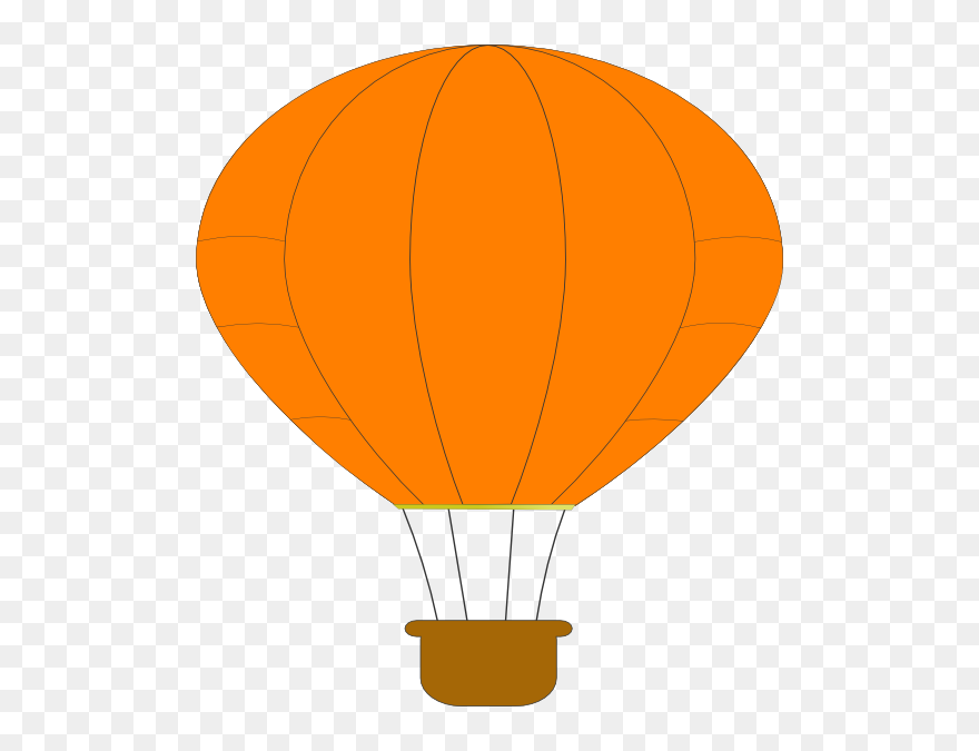 Blue Hot Air Balloon Transparent Background Clipart