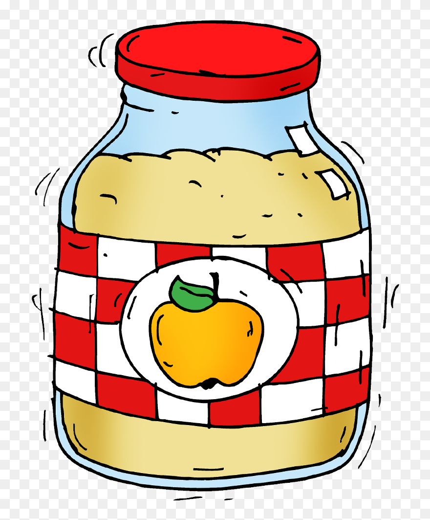 Transparent Mason Jar Wedding Clipart - Apple Sauce Clip Art - Png Download