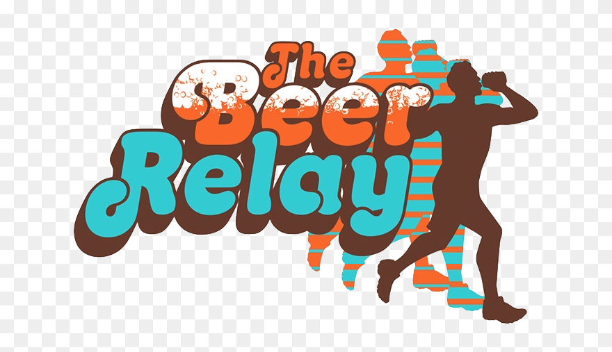 Competition Clipart Relay Game - Beer Relay Race - Png Download