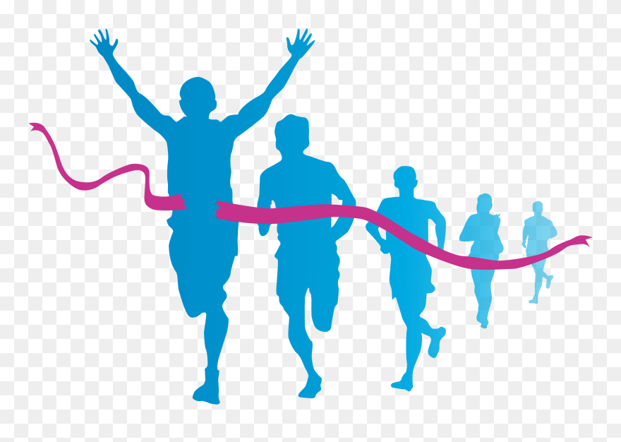 Transparent Running Man Silhouette Png - Marathon Clip Art Png