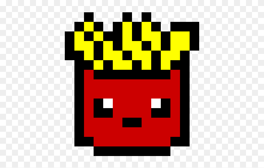 French Fries - Pixel Art French Fries Clipart