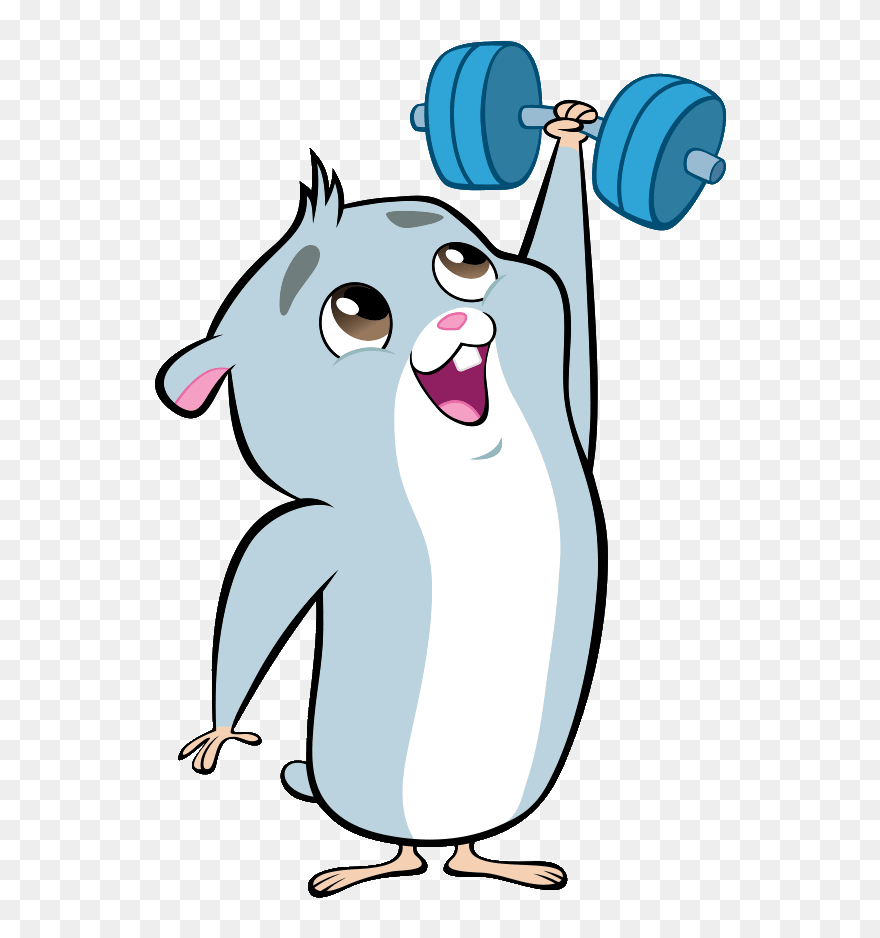 The Zhuzhus Chunk Lifting Weights - Chunk Zhu Zhu Pet Howey Naked Fish Clipart