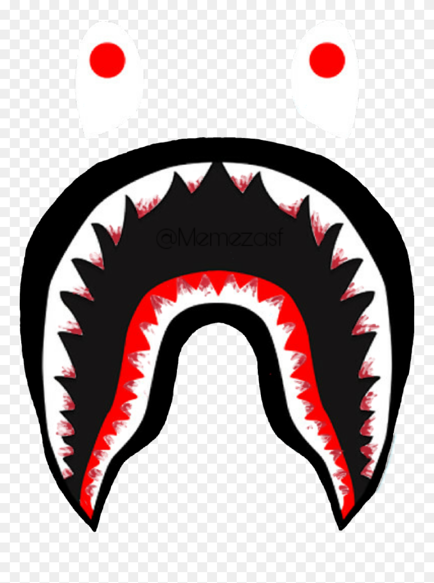 Clipart Shark Eye, Clipart Shark Eye Transparent Free - Shark Bape Logo Png