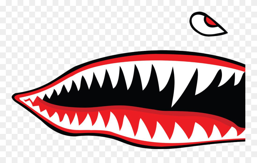 Shark Teeth Png Free Download - Planes Of Fame Air Museum Clipart
