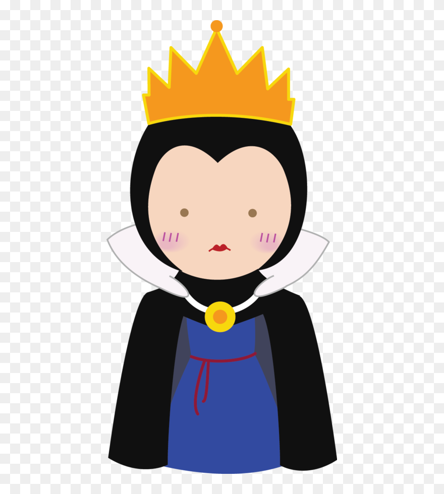 Snow White Evil Queen Seven Dwarfs Clip Art - Snow White Seven Dwarfs Cartoon - Png Download