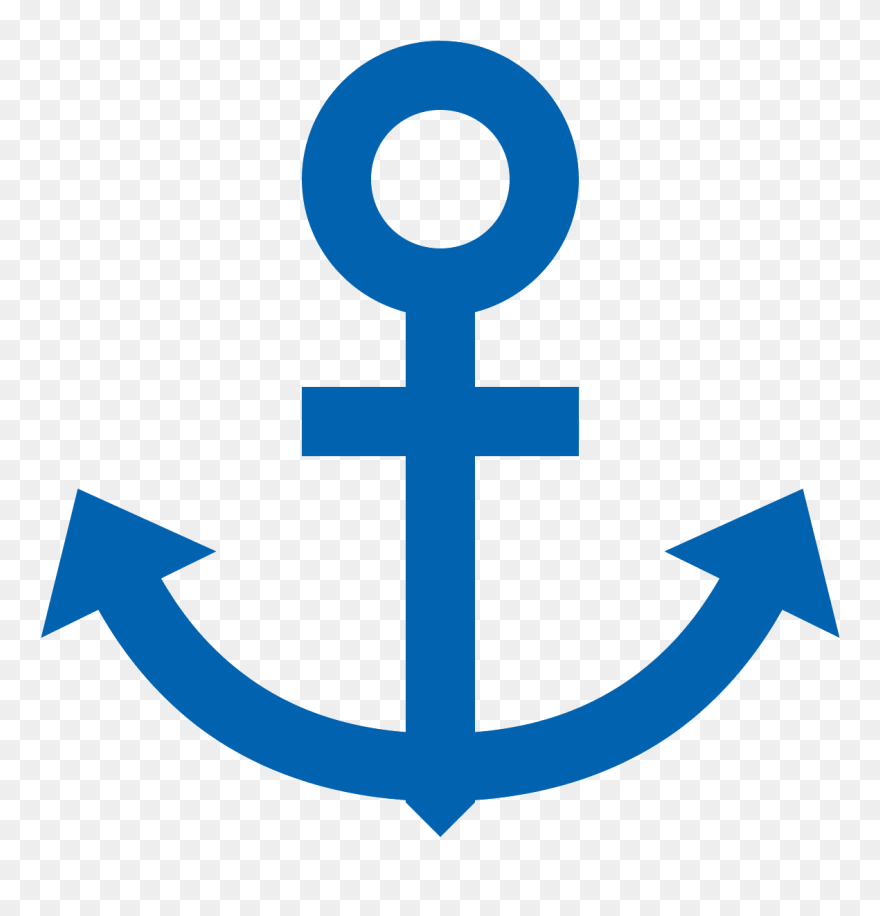 Anchor Heart Clip Art - Emblem - Png Download