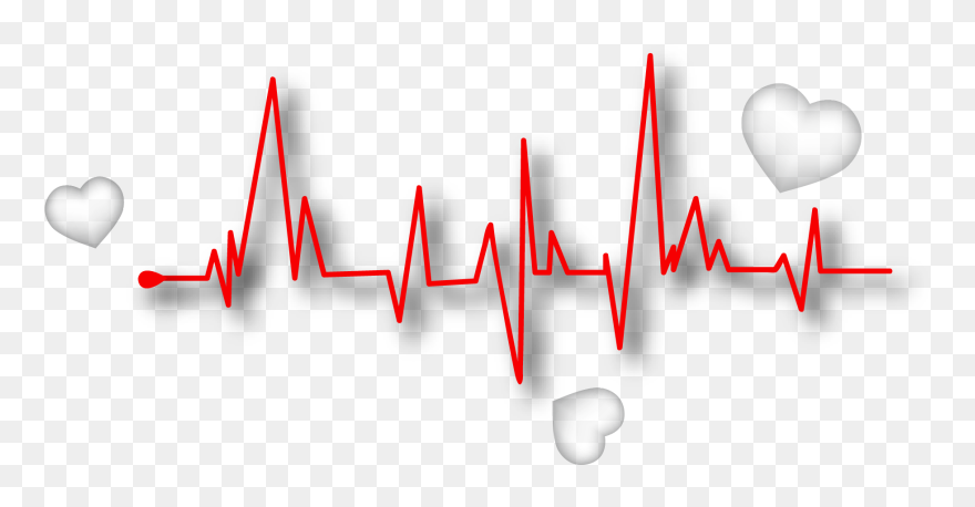 Heart Pulse Euclidean Rate Vector Decorate Line Clipart - Heart Rate Vector Png Transparent Png