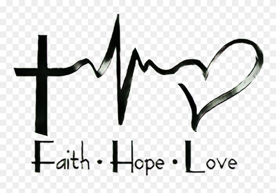 Fe Esperanza Amor Faithhopelove Sticker - Png Faith Hope Love Clipart
