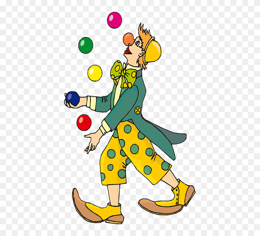 Juggling Clipart Circus Dog - Juggler Clipart - Png Download