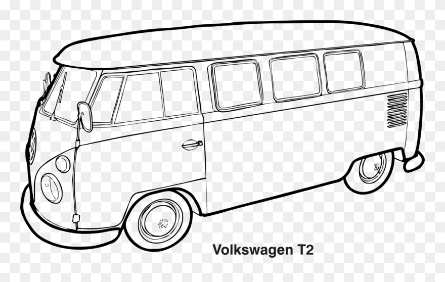 Line Art,van,compact Car Clipart