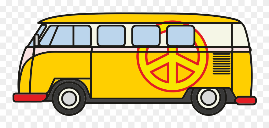 Compact Car Beetle Type Volkswagen Free Photo Png Clipart - Машина Хиппи Пнг Transparent Png