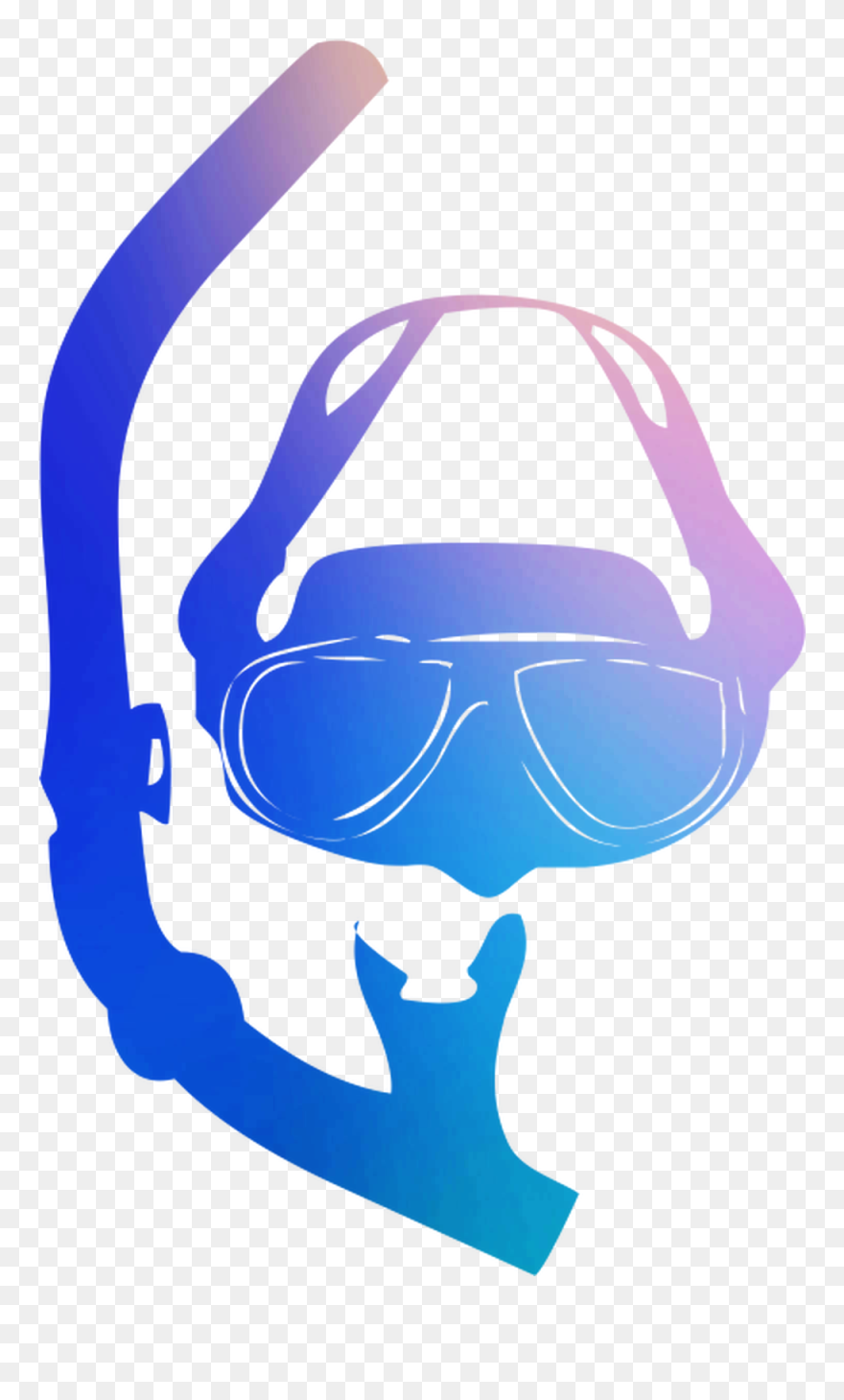 Product Mask Goggles Design Graphics Diving Clipart - Png Download