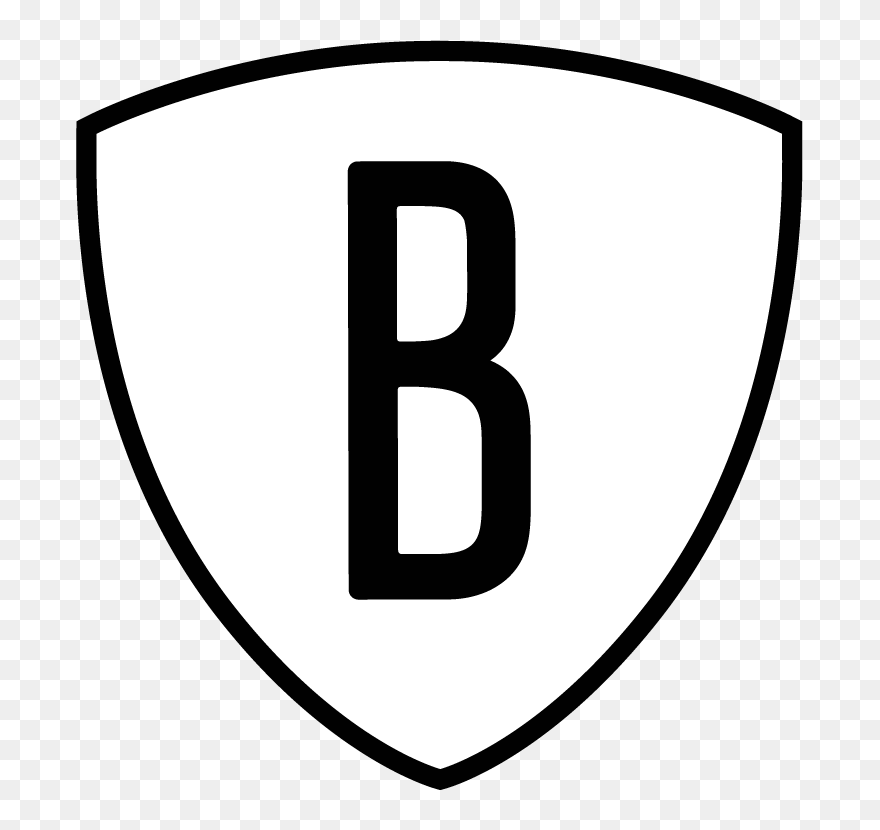 Colorwerx - May - Brooklyn Nets Secondary Logo Clipart