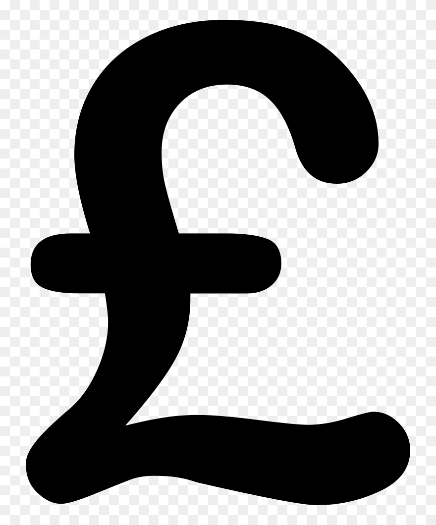 Pound Sign Pound Sterling Currency Symbol Money - Money Pound Sign Clipart