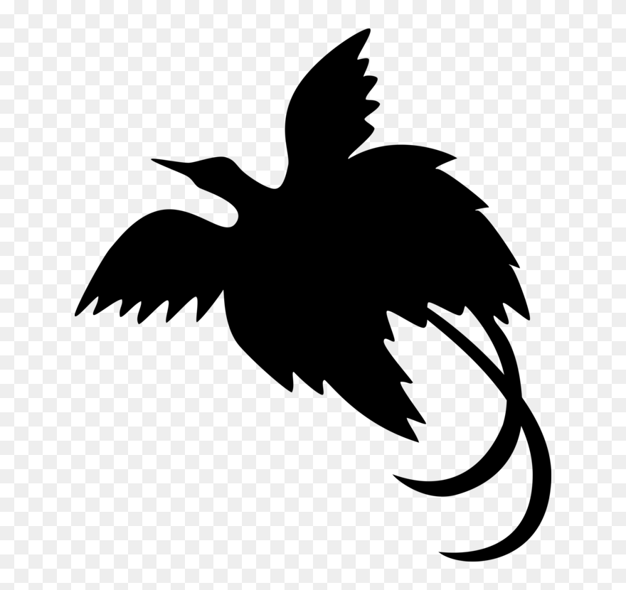 Leaf,monochrome Photography,tree Png Clipart - Bird Of Paradise Flag Transparent Png