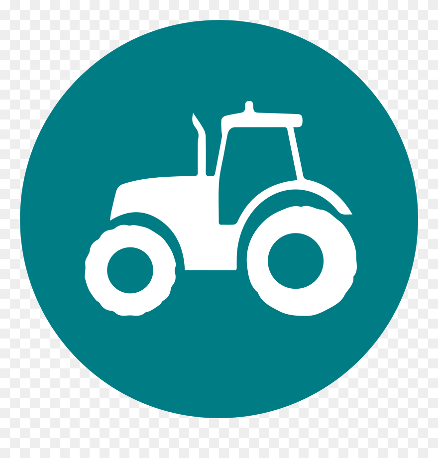 Farmer On Tractor Clipart - Png Download