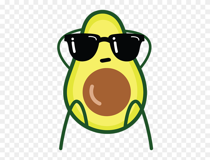 Avocado Sunglasses Clipart