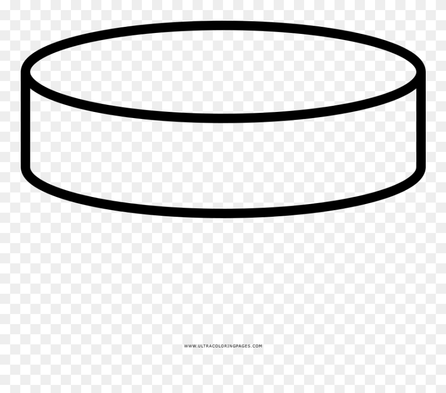 Transparent Hockey Puck Png - Hockey Puck Coloring Pages Clipart
