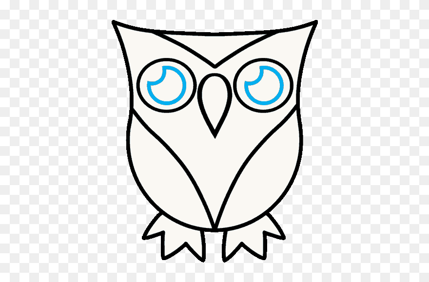 How To Draw A Cartoon Owl In A Few Easy Steps Easy - Draw A Owl Cartooj Clipart