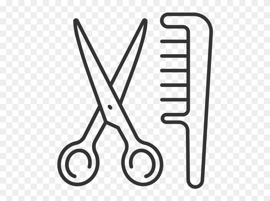 Scissors Brush Icon - Scissors Clipart