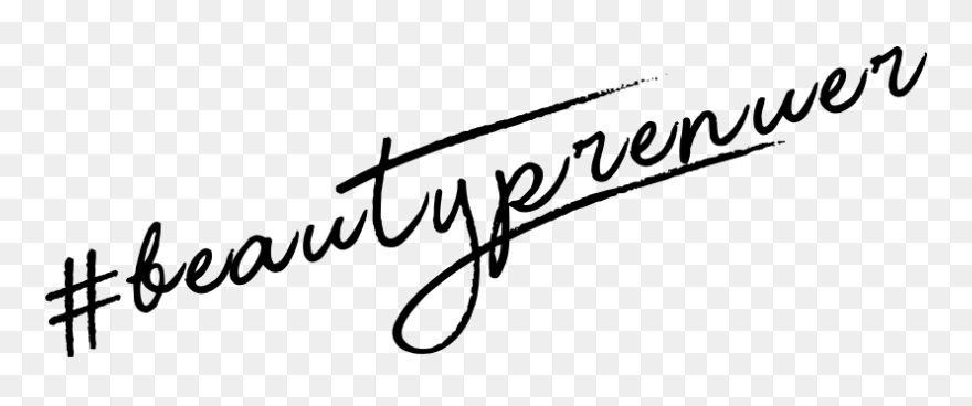 Beautyprenuer Hashtag - Calligraphy Clipart