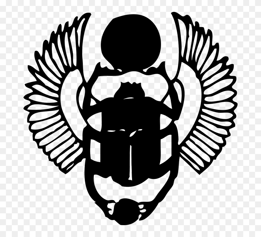 Scarab Beetle Clipart - Png Download