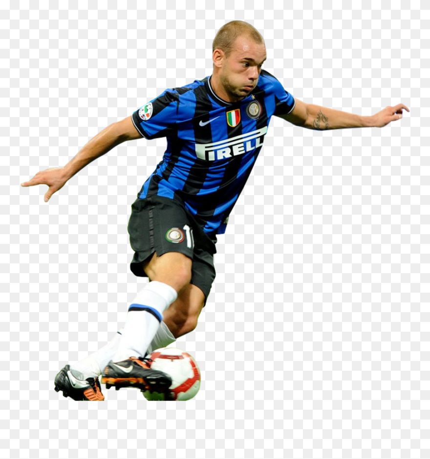 Football Player Wesley Sneijder Best Football Players - Famous Soccer Player Png Clipart