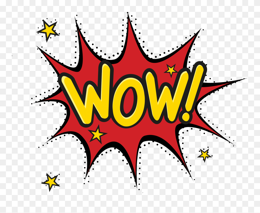 Cartoon Transparent Wow Clipart