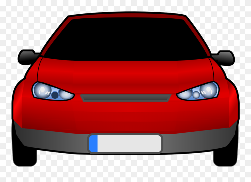 Download Light Blue Background Clipart Front Facing Car Png