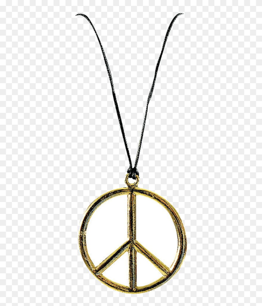 Pimp Necklace Png - Transparent Background Peace Logo Png Clipart