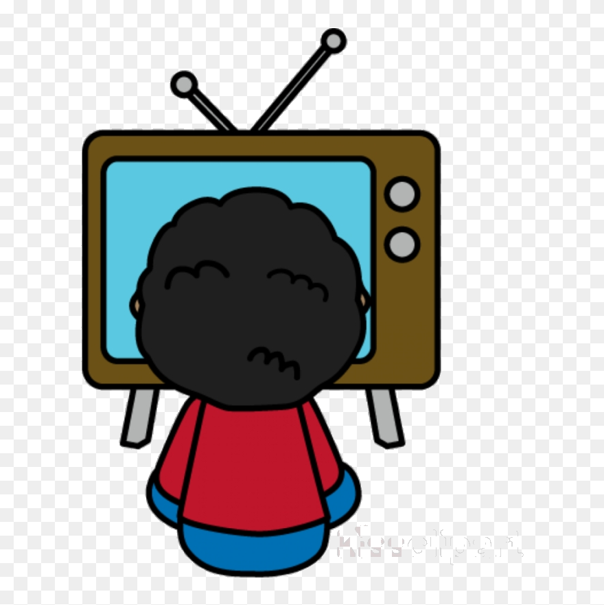 Animal Watching Clipart Svg Freeuse Tv Watching Clipart - Watching Tv Clipart Transparent - Png Download