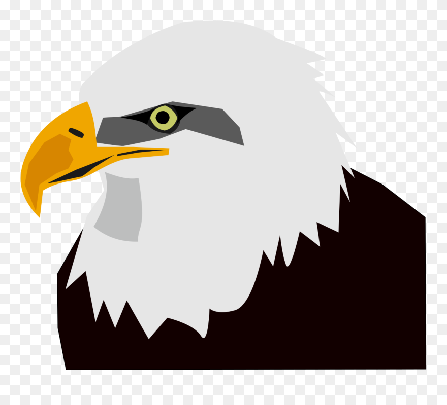 Eagle Head Simple Svg Clipart