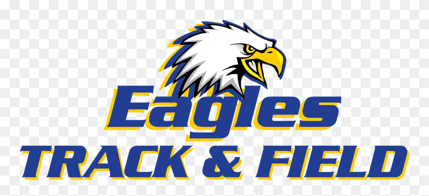 Girls Track And Field Logo For Kids - Eagle Head Clipart