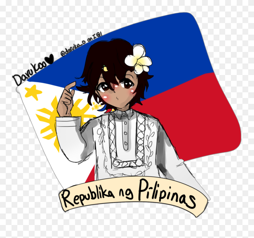 Philippine Drawing Frames Illustrations Hd Images - Philippine Flag Caricature Drawing Clipart