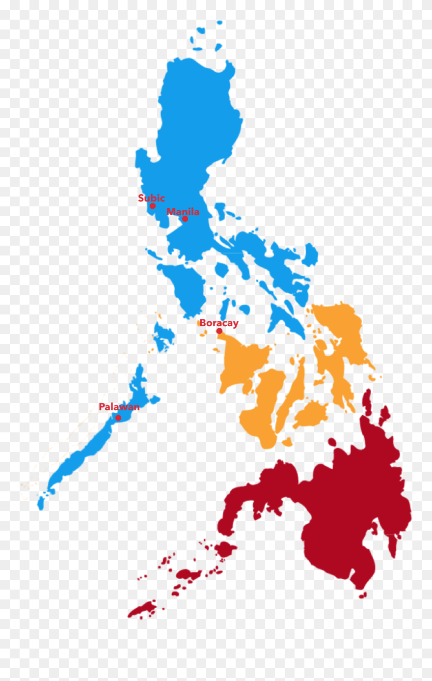 Philippines Map Png Transparent Clipart
