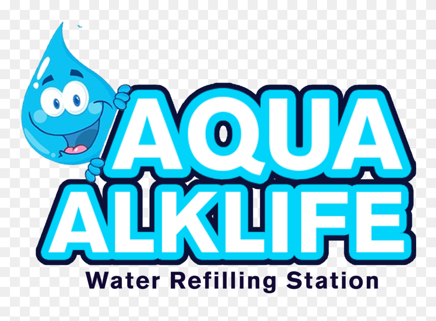 Water Refilling Station Logo Design Clipart