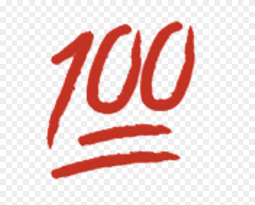 Hand Emoji Clipart Blessed - 100 Emoji - Png Download