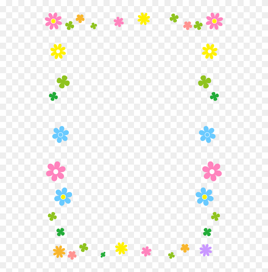 A4 Size Borders Printable Clipart