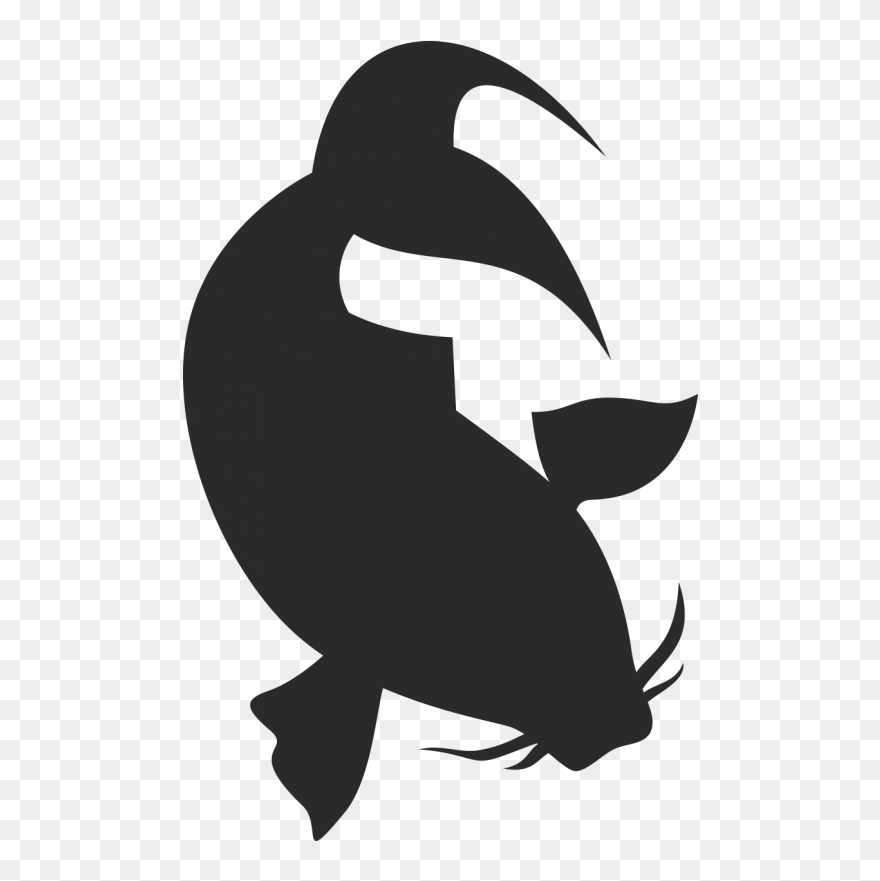Koi Vector Graphics Carp Illustration Image - Koi Fish Silhouette Clipart