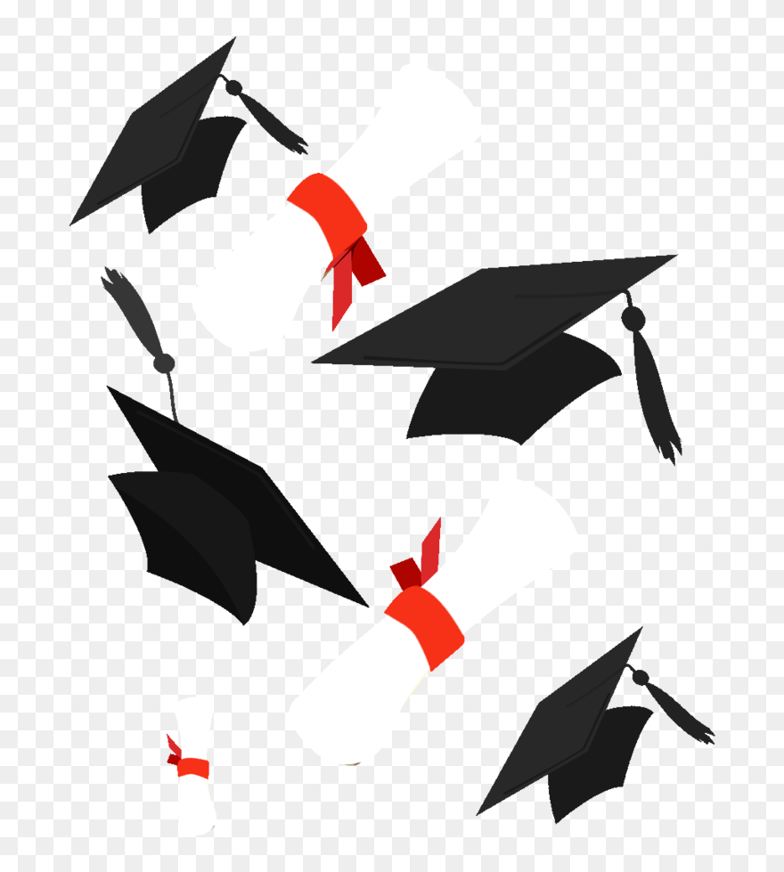 #graduation #hat #celebrate #diploma #freetoedit - Graduation Ceremony Clipart