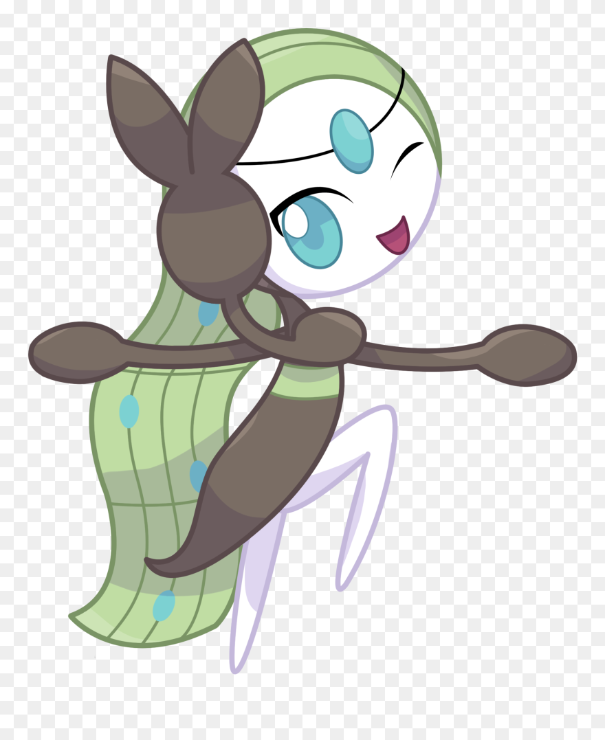 Meloetta Png , Hd Wallpaper & Backgrounds - Meloetta Png Clipart