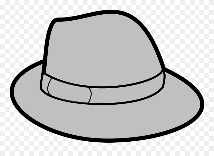 Image Result For Art - Hat Clipart Black And White - Png Download