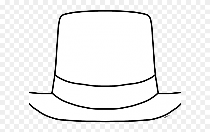 New Years Hat Outline Clipart