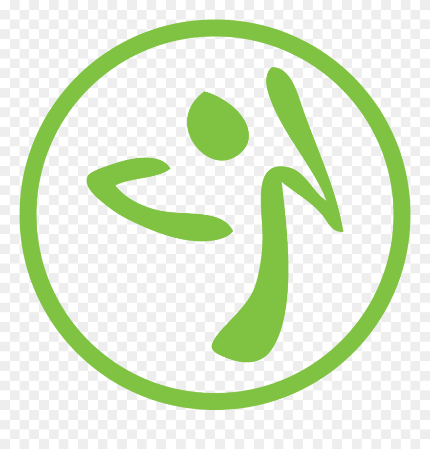 Transparent Gym Class Clipart Black And White - Zumba Dance Logo - Png Download