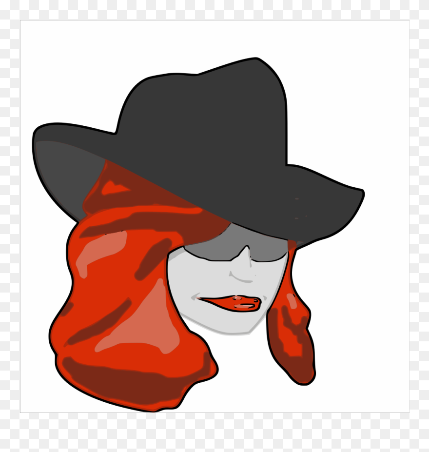 Art,fedora,fictional Character - Female Detective Clip Art - Png Download