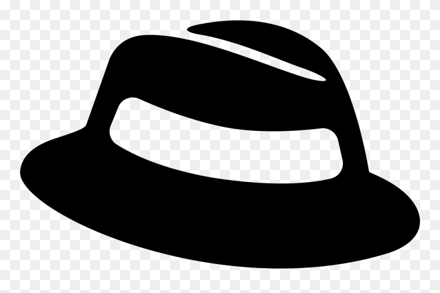Big Fedora Hat - Fedora Svg Clipart