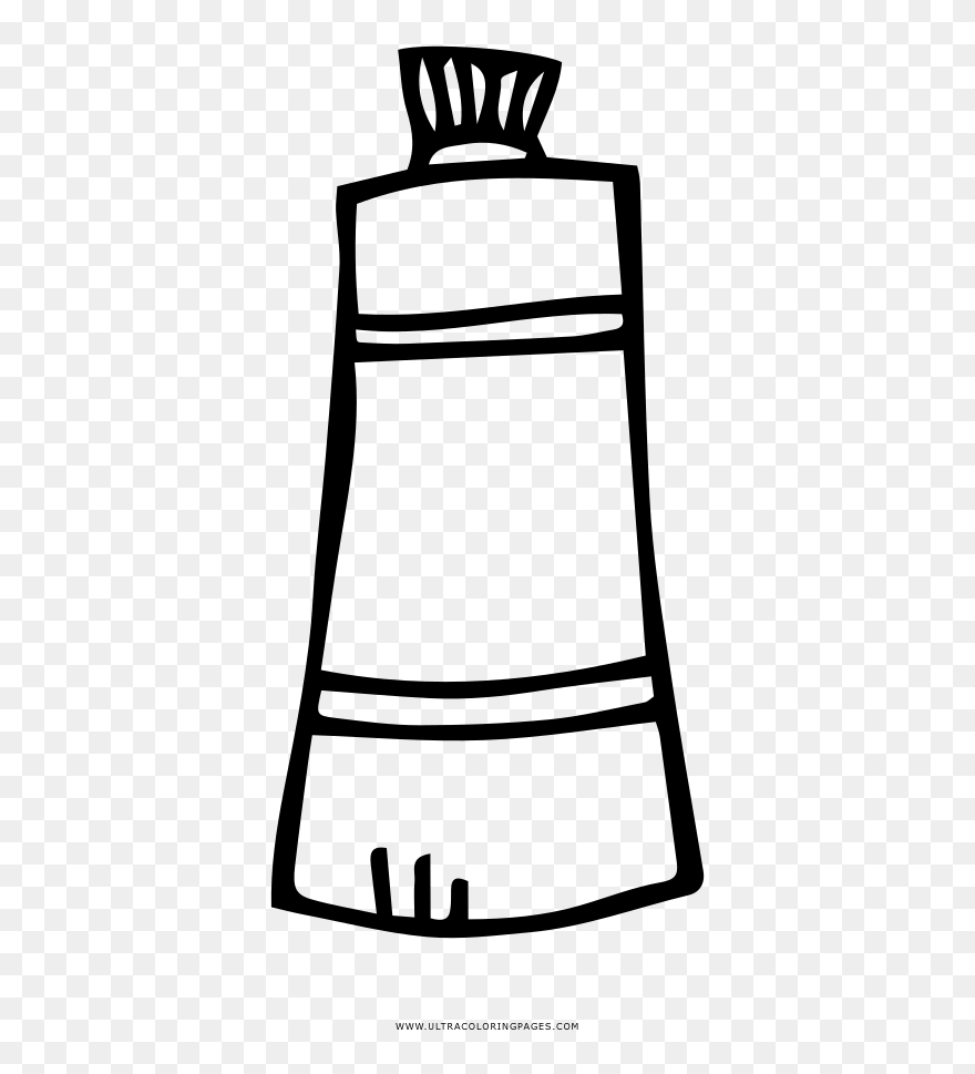 Toothpaste Coloring Page Clipart