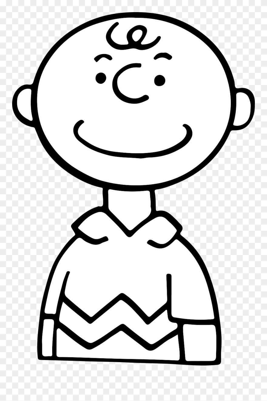Drawn Smile Nervous Smile - Drawing Charlie Brown Face Clipart