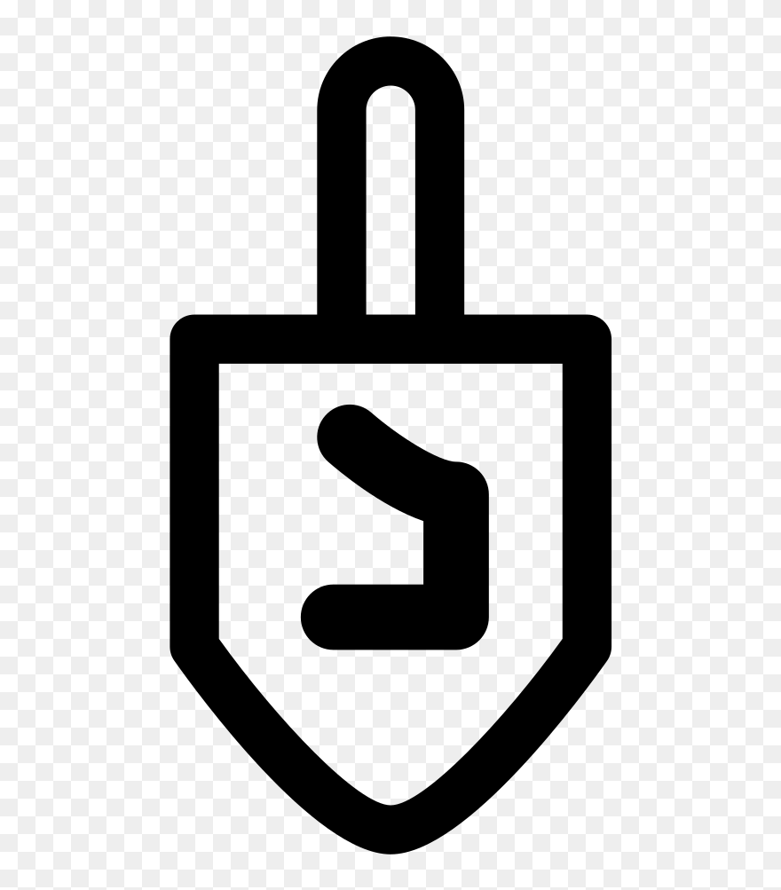 The Noun Project - Dreidel Icon Clipart